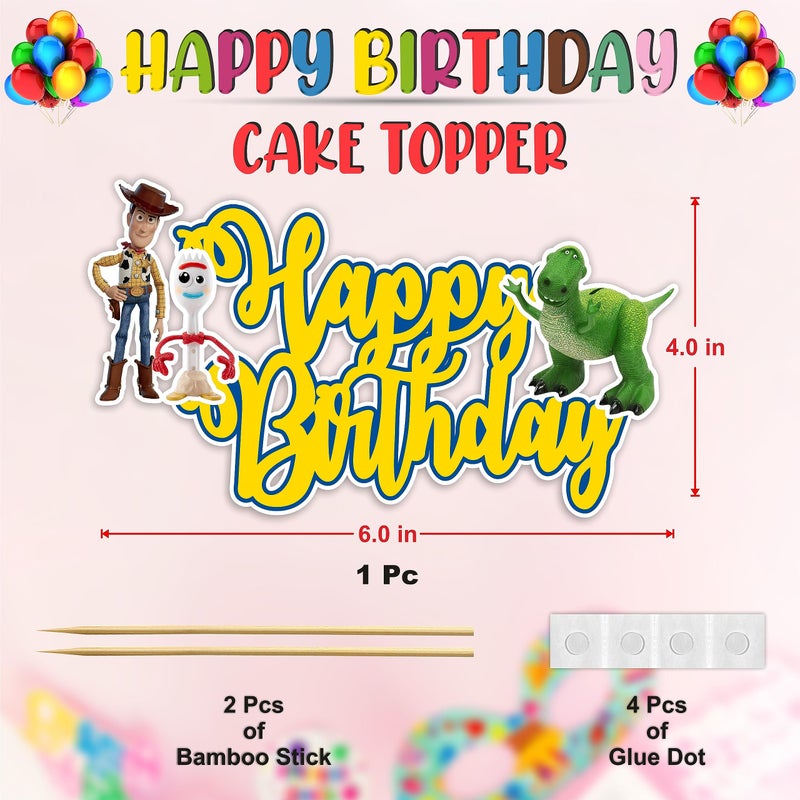 Seyal Toy stry Happy Birthday Cake Topper - Image 2